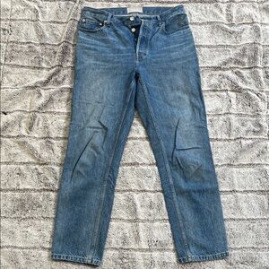 Everlane “The 90’s Cheeky Jean”Women's Straight Leg Jeans in Blue